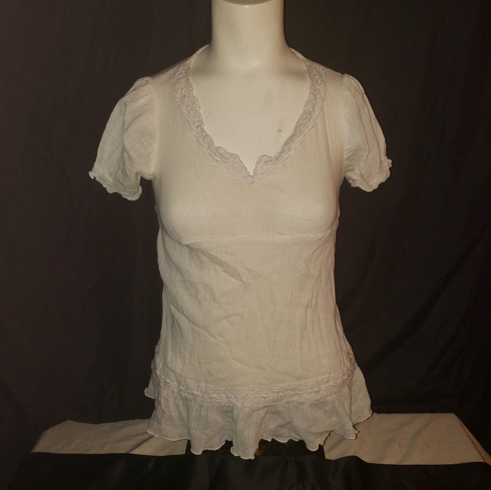 Kenji lightweight Cotton Flare Bell Shirt